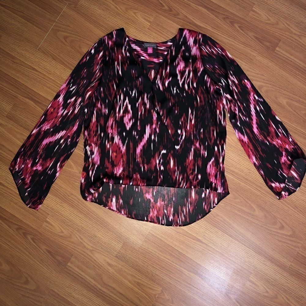 Vince Camuto Wrap Front Blouse - Size Small